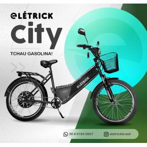 BICICLETA CITY 800W PRETA                     