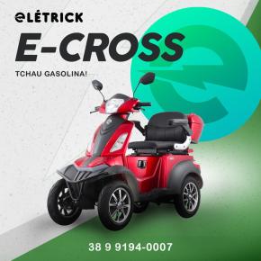 QUADRICICLO E-CROSS 1.000W VERMELHO- PROMOÇÃO   