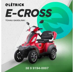 QUADRICICLO E-CROSS 1.000W VERMELHO- PROMOÇÃO   