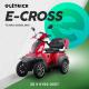 QUADRICICLO E-CROSS 1.000W VERMELHO- PROMOÇÃO   